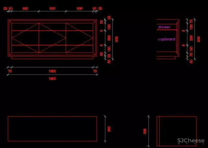 现代CAD家具图库丨带详细尺寸,平面,立面,侧面丨DWG丨82.6M 现代CAD家具图库丨带详细尺寸,平面,立面,侧面丨DWG丨82.6M