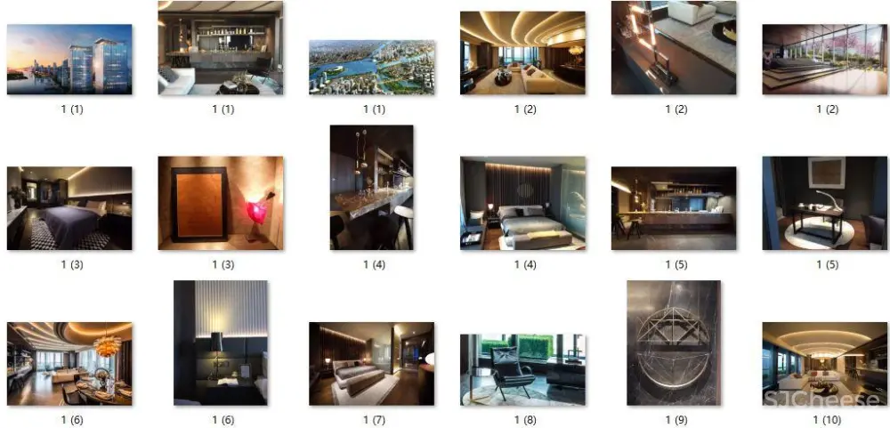 北京 – 万科滨江样板房丨设计方案+效果图+施工图+物料书+实景丨174M