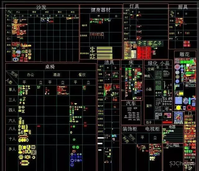 CCD+HBA+YABU+梁志天+高文安+金螳螂+邱德光 | 制图规范合集+CAD图库+节点大样