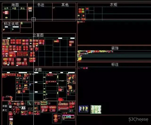 CCD+HBA+YABU+梁志天+高文安+金螳螂+邱德光 | 制图规范合集+CAD图库+节点大样
