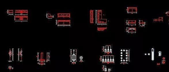 现代CAD家具图库丨带详细尺寸，平面，立面，侧面丨DWG丨82.6M