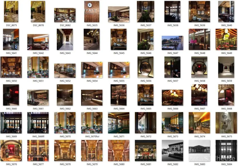 YANG杨邦胜 – 西安凯悦酒店丨效果图+施工图+实景+景观丨842M