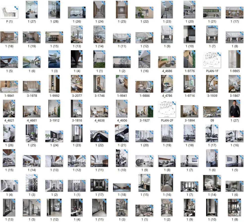 售楼处 – 销售中心 20套524张图片丨高清摄影案例丨JPG高清丨1.13G