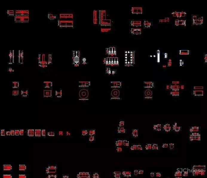 现代CAD家具图库丨带详细尺寸,平面,立面,侧面丨DWG丨82.6M 现代CAD家具图库丨带详细尺寸,平面,立面,侧面丨DWG丨82.6M