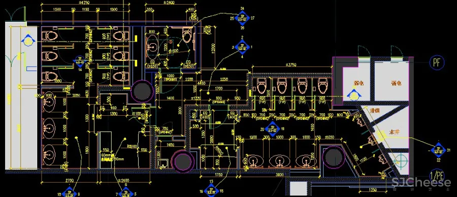 HBA最新全套制图规范+字体+图库+线型+节点+门表+图例+打印样式