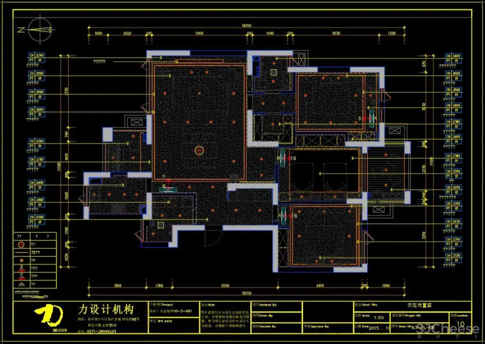 【力设计】- 白金海岸极简样板房丨实景照片+CAD施工图丨55M