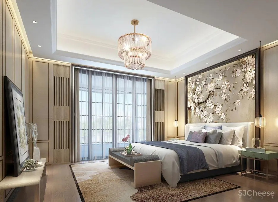 380㎡中式轻奢 – 独栋别墅｜设计方案+效果图+施工图+预算清单｜116M