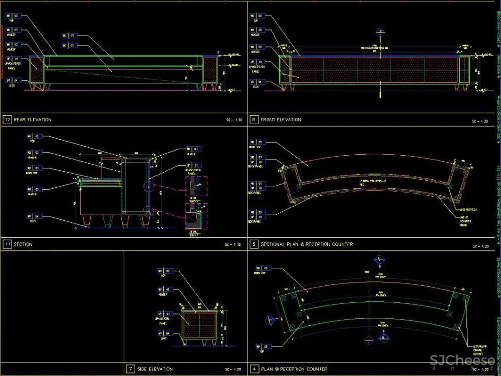 收口,节点,剖面CAD图合集丨5656套室内施工图大样节点丨DWG格式丨1.91G