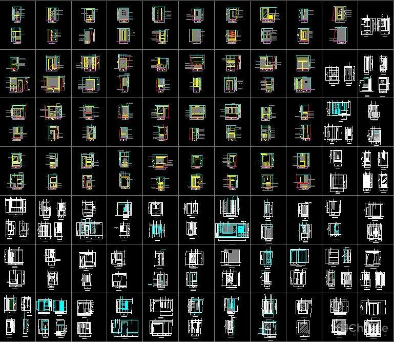 收口,节点,剖面CAD图合集丨5656套室内施工图大样节点丨DWG格式丨1.91G