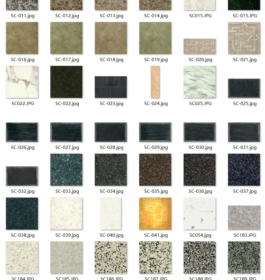 史上最全丨31大类丨6800种丨SketchUp材质库丨1.04G