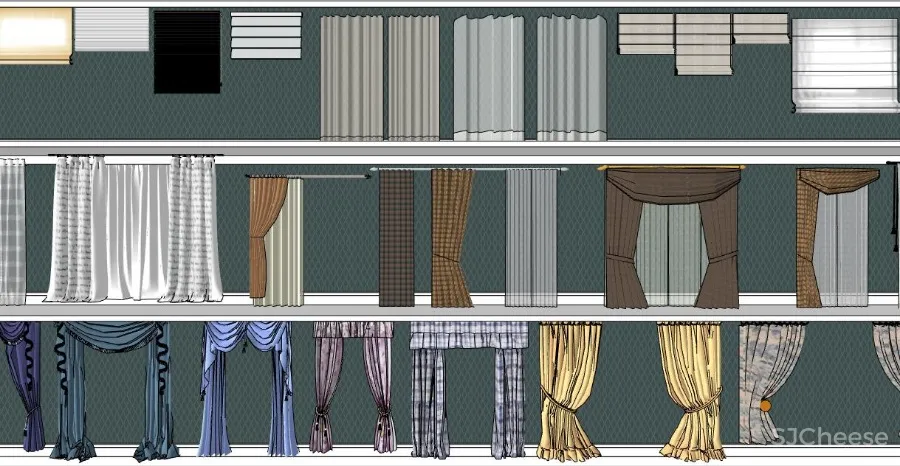 Sketchup草图大师分层精品模型库丨植物丨软装丨材质丨家具丨1.5G