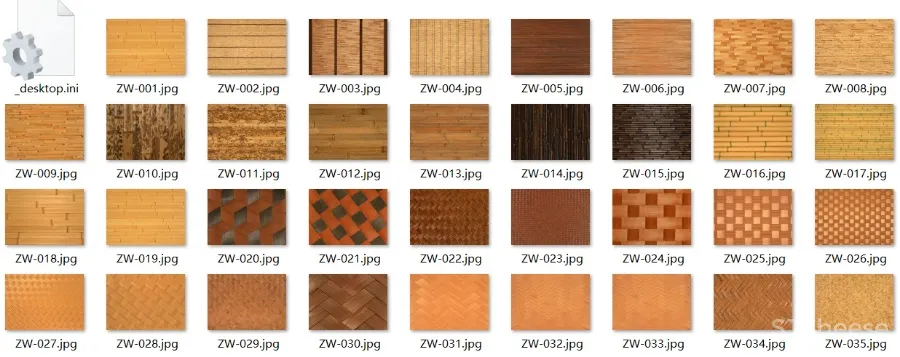 史上最全丨31大类丨6800种丨SketchUp材质库丨1.04G