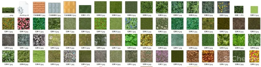 史上最全丨31大类丨6800种丨SketchUp材质库丨1.04G