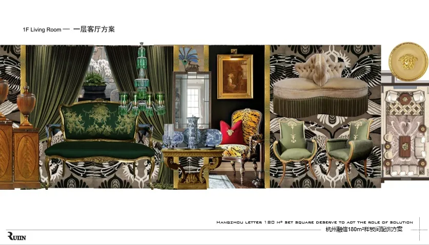 17套新古典风格丨室内设计方案汇报文本丨PPT可编辑版本丨486M