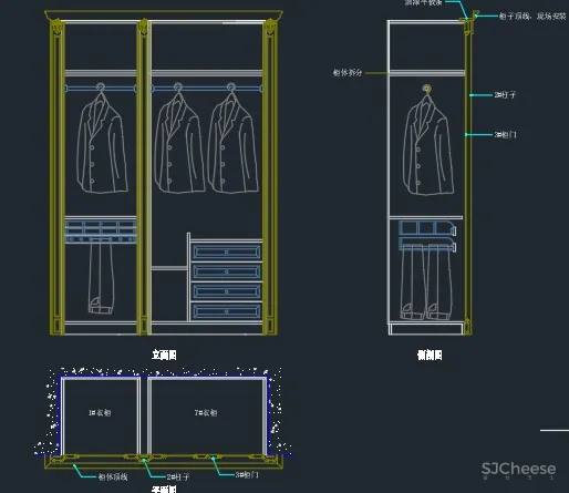 木作综合图库 I 门类+垭口+窗套+线条+壁炉+酒架+各类柜子、墙板、罗马柱 6M