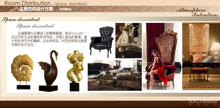 17套新古典风格丨室内设计方案汇报文本丨PPT可编辑版本丨486M