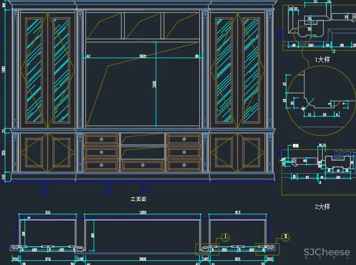 木作综合图库 I 门类+垭口+窗套+线条+壁炉+酒架+各类柜子、墙板、罗马柱 6M