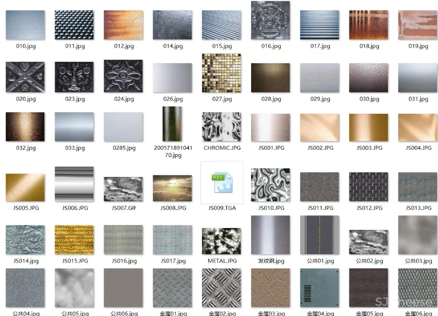 史上最全丨31大类丨6800种丨SketchUp材质库丨1.04G