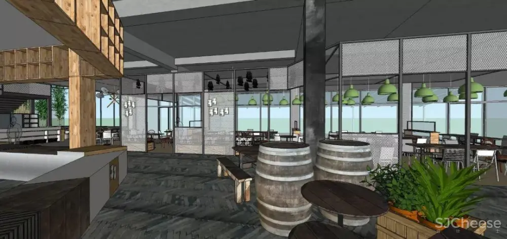 莫干山裸心谷泊度假酒店丨效果图+CAD施工图纸+物料丨1.96G