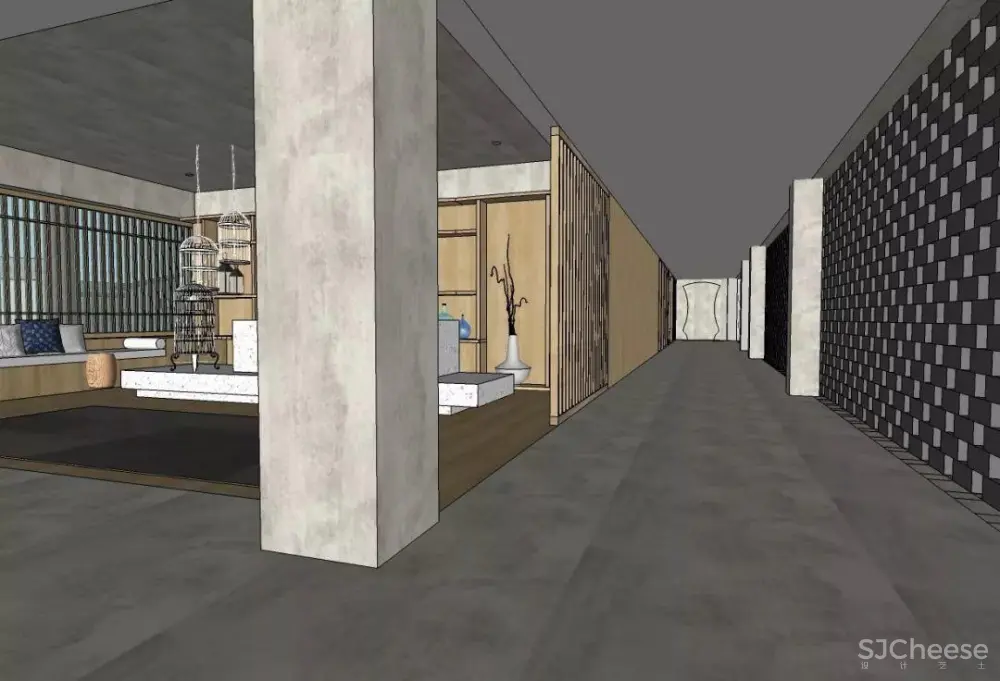 莫干山裸心谷泊度假酒店丨效果图+CAD施工图纸+物料丨1.96G