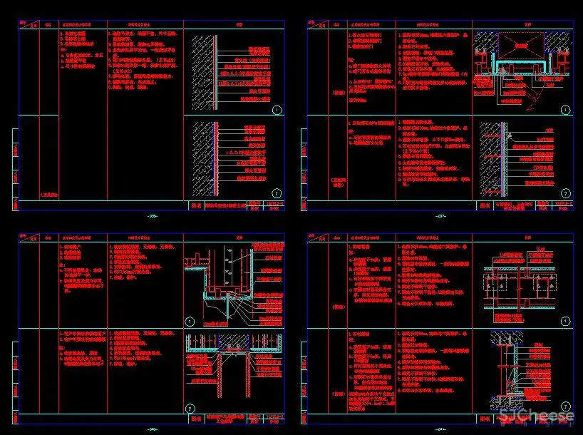 收口,节点,剖面CAD图合集丨5656套室内施工图大样节点丨DWG格式丨1.91G