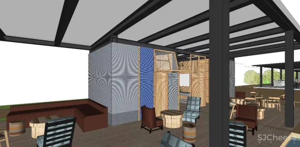 莫干山裸心谷泊度假酒店丨效果图+CAD施工图纸+物料丨1.96G