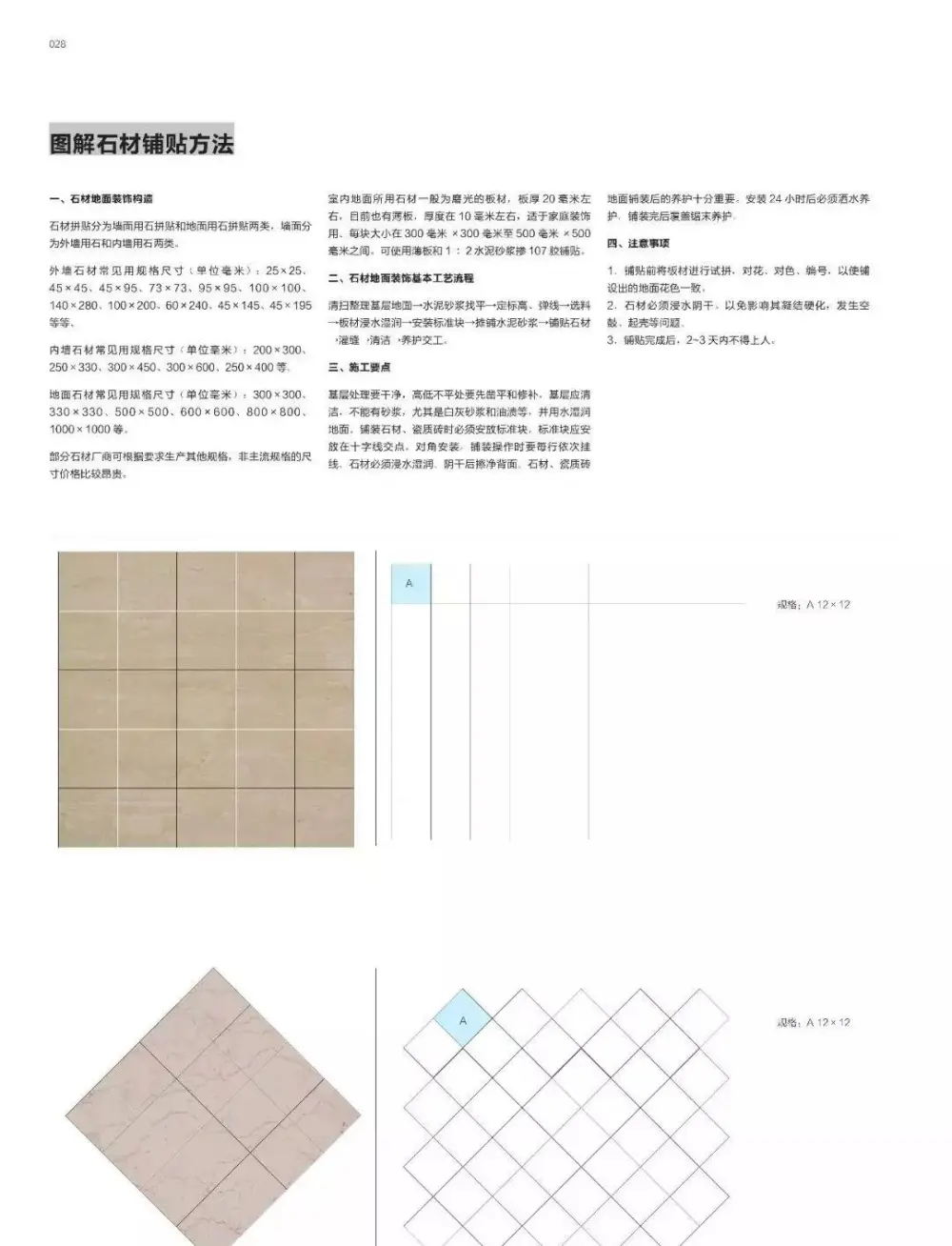 石材应用手册丨石材铺贴方法丨石材图库案例丨PDF版+JPG高清丨980M