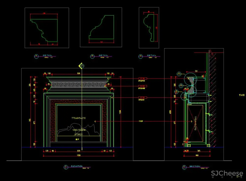 收口,节点,剖面CAD图合集丨5656套室内施工图大样节点丨DWG格式丨1.91G