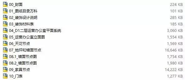 集艾G&A – 上海万科御河硅谷办公室丨CAD施工图+设计方案+物料丨143M