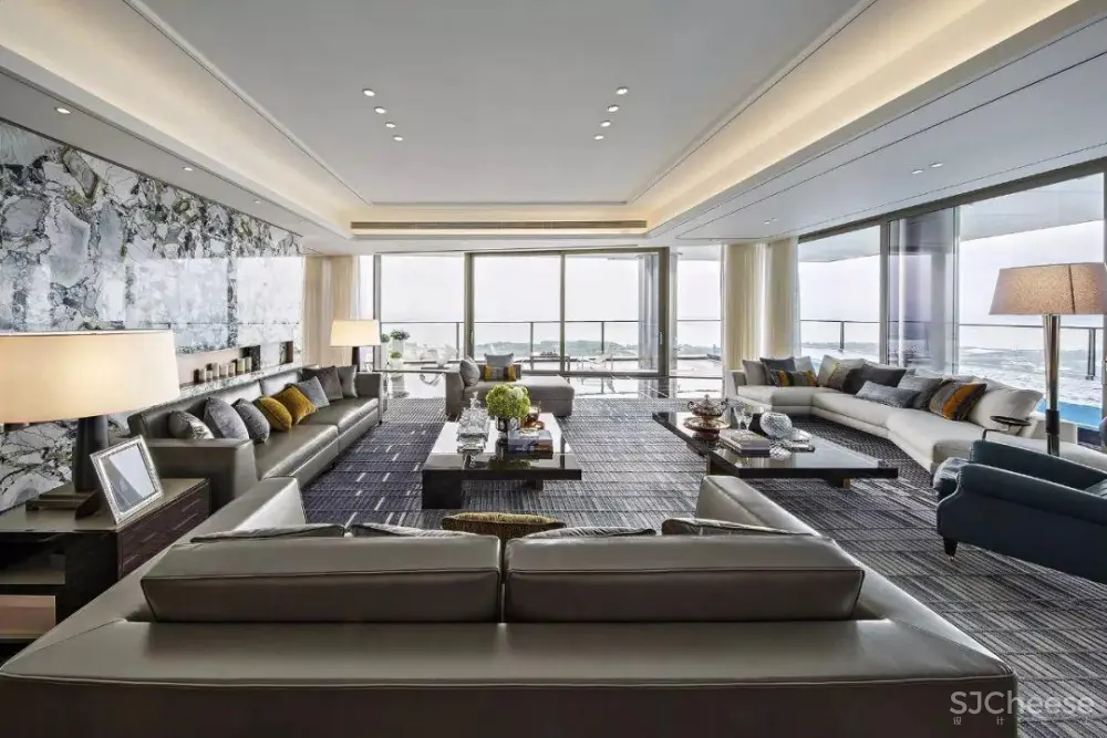 梁志天深圳湾一号设计案例丨CAD施工图+高清实景+软装+物料丨157M