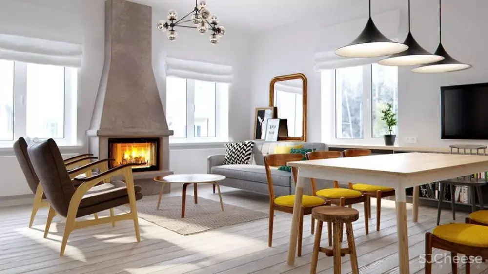 简约北欧 – 案例作品集丨85套案例1031张效果图丨JPG高清丨209M