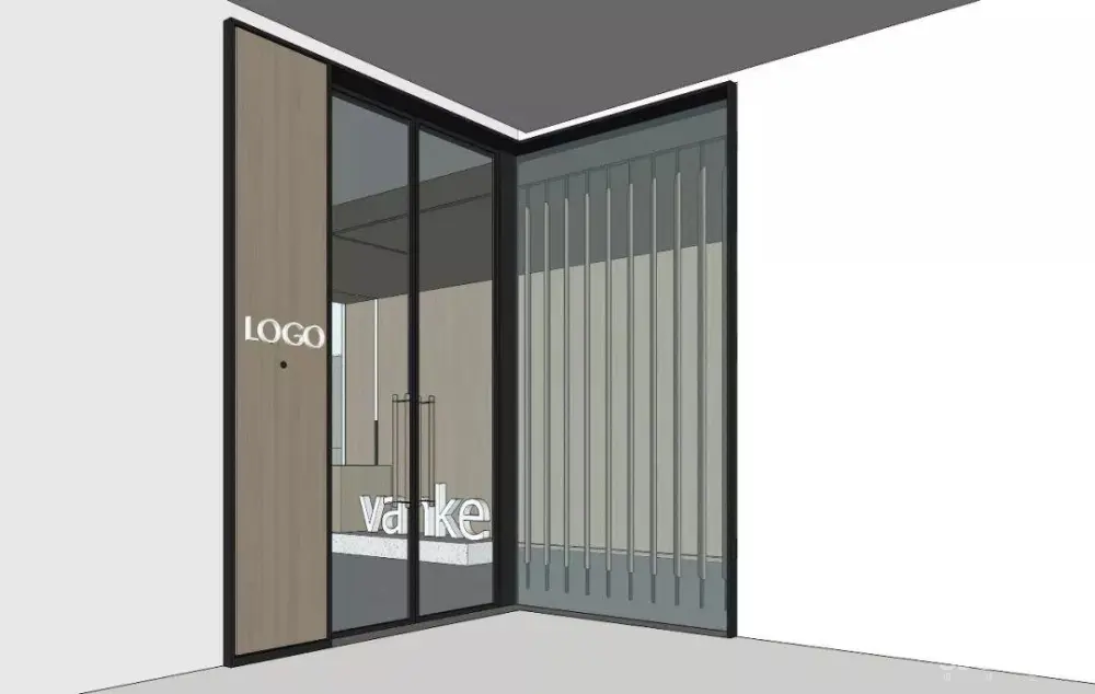 集艾G&A – 上海万科御河硅谷办公室丨CAD施工图+设计方案+物料丨143M