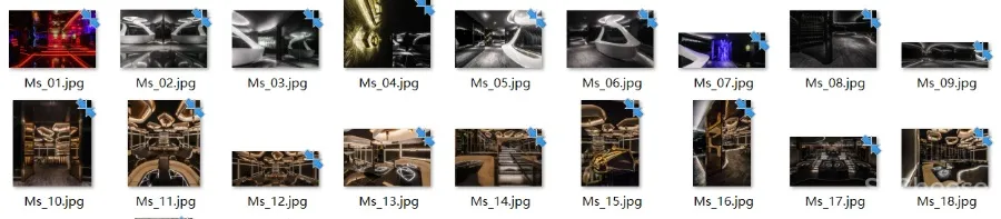 休闲会所丨娱乐空间丨酒吧KTV参考案例丨1160张套图60套丨JPG高清丨1.5G