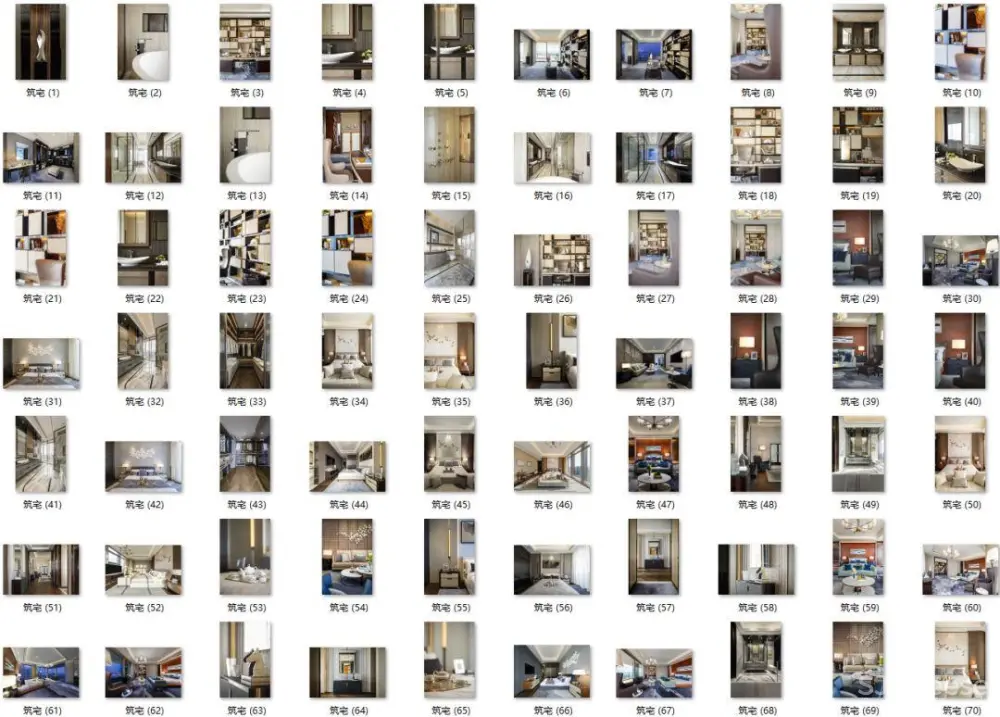 梁志天深圳湾一号设计案例丨CAD施工图+高清实景+软装+物料丨157M