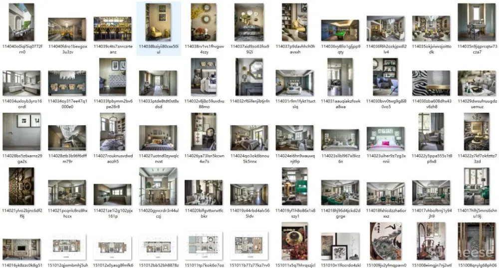 轻奢样板间 – 案例作品集丨32套案例1040张效果图丨JPG高清丨970M