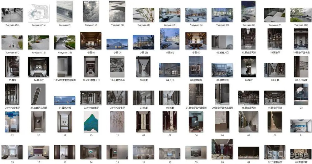 北京集美组丨梁建国&蔡文齐丨25套名师作品集丨CAD施工图(1套)+官方摄影(25套)丨1.08G