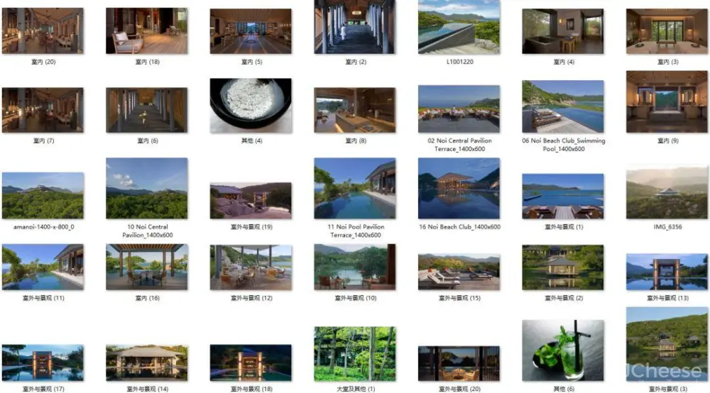 全球31家安缦度假酒店丨专业摄影合集丨实景图4100张JPG高清丨2.92G