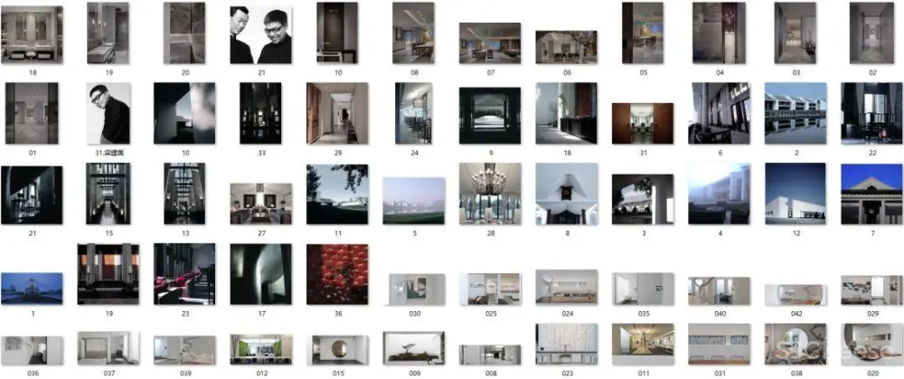 北京集美组丨梁建国&蔡文齐丨25套名师作品集丨CAD施工图(1套)+官方摄影(25套)丨1.08G
