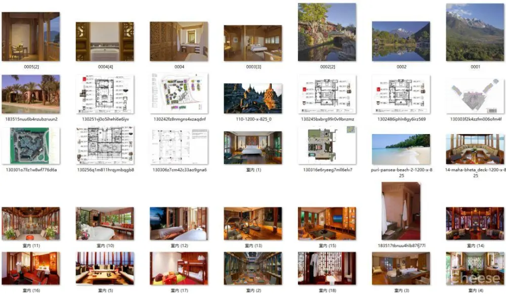 全球31家安缦度假酒店丨专业摄影合集丨实景图4100张JPG高清丨2.92G