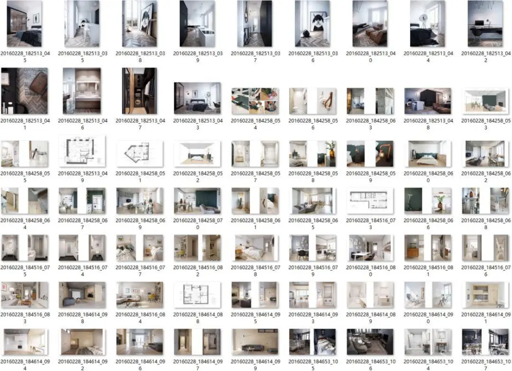 简约北欧 – 案例作品集丨85套案例1031张效果图丨JPG高清丨209M