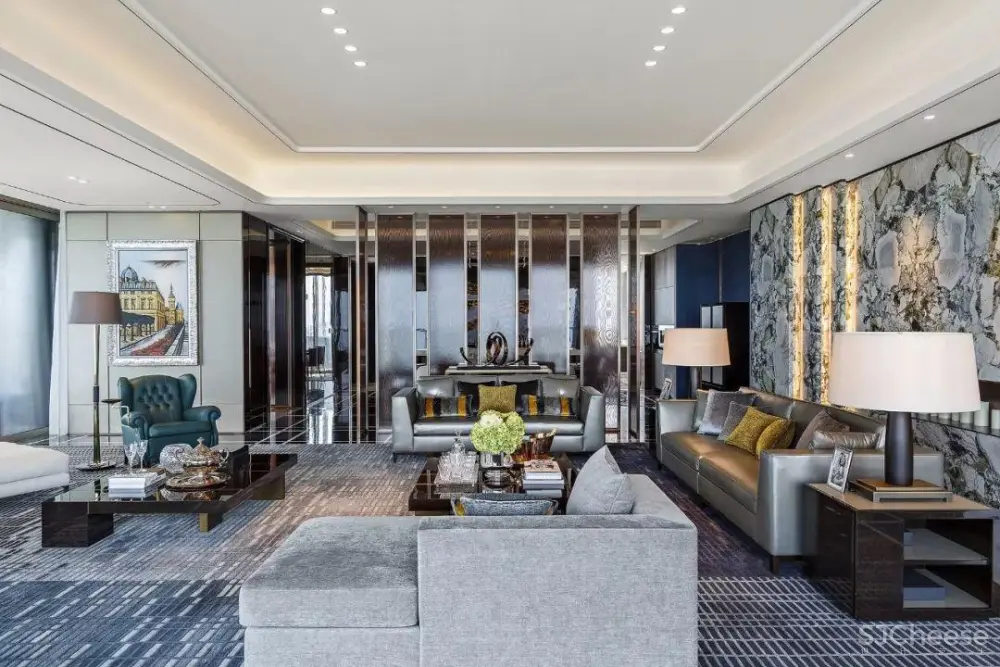 梁志天深圳湾一号设计案例丨CAD施工图+高清实景+软装+物料丨157M