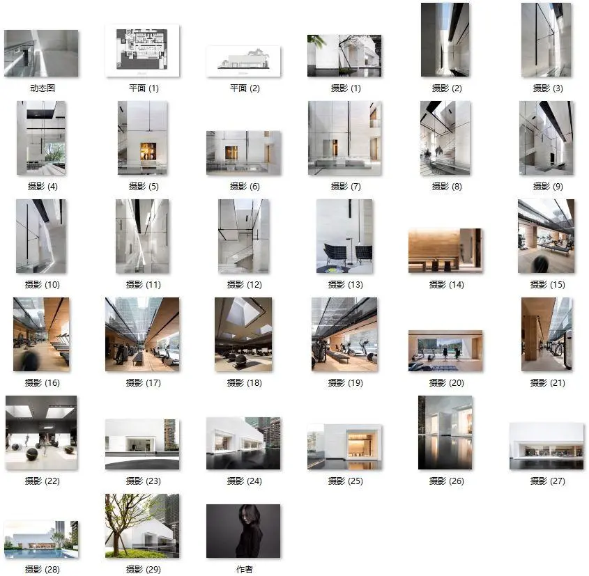 【东仓建设】广州1500㎡健身会所丨摄影+CAD全套施工图+宣传视频丨413M