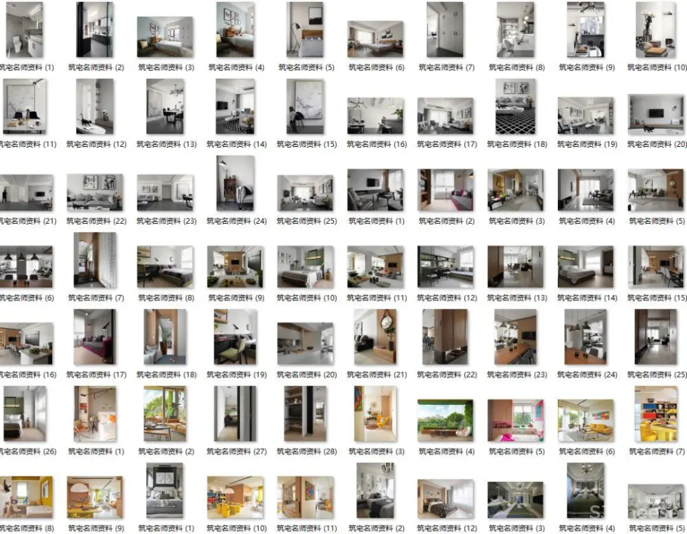 四居室空间 – 家装设计合集丨83套案例1600张实景图丨1.46G