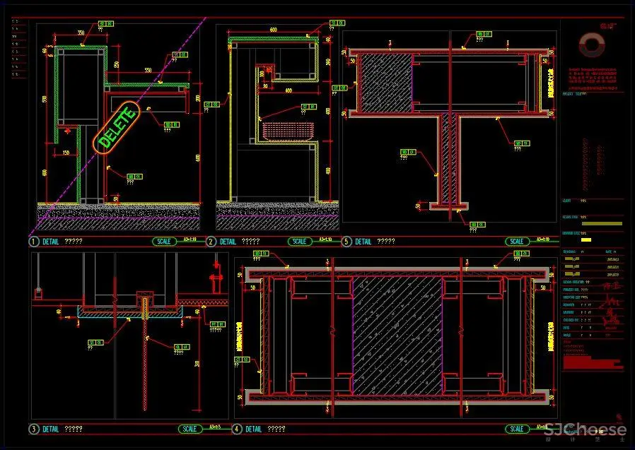 五味壹品兰州拉面餐厅-方案设计丨全套CAD施工图+效果图丨76M