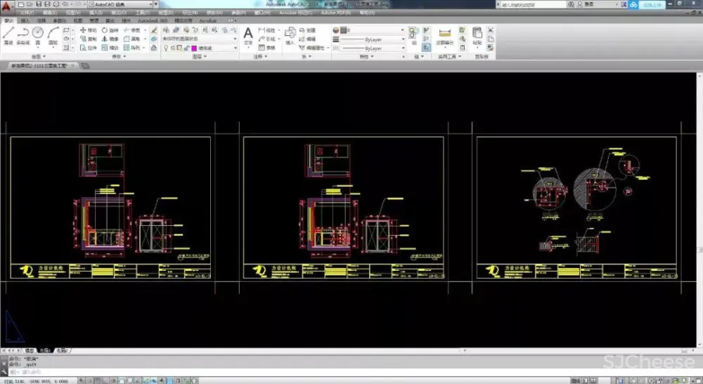 简约别墅设计案例丨CAD施工图+效果图+平面图、立面图丨41M