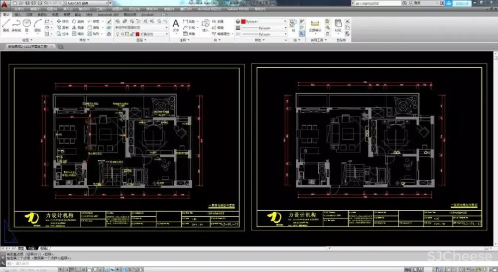 简约别墅设计案例丨CAD施工图+效果图+平面图、立面图丨41M