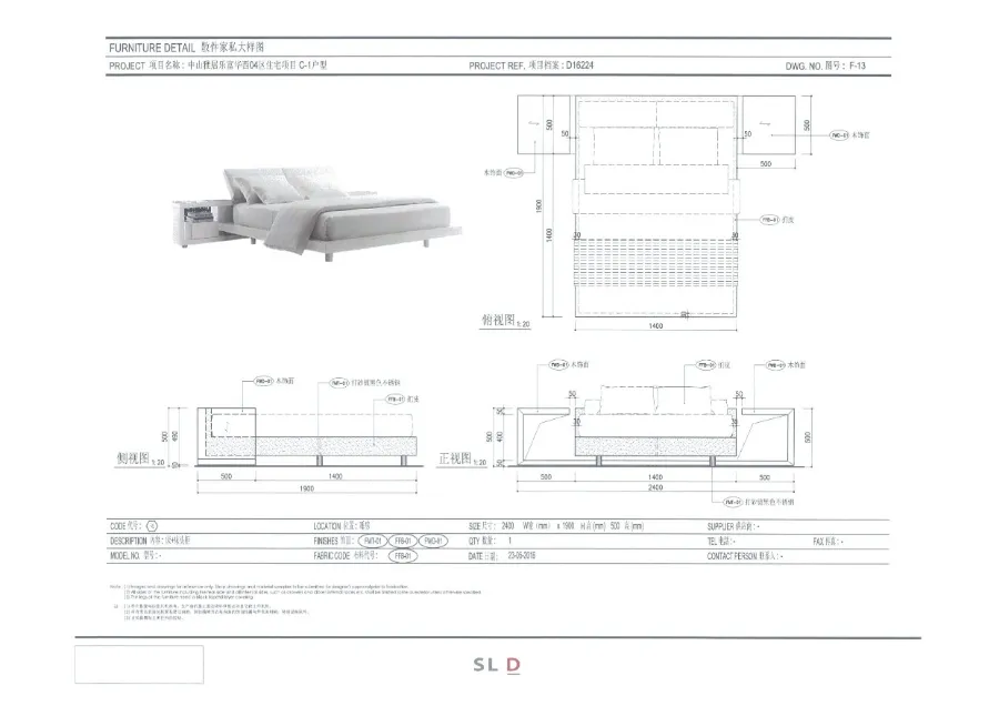 梁志天－中山100㎡轻奢样板间丨CAD施工图+效果图+物料表丨156M