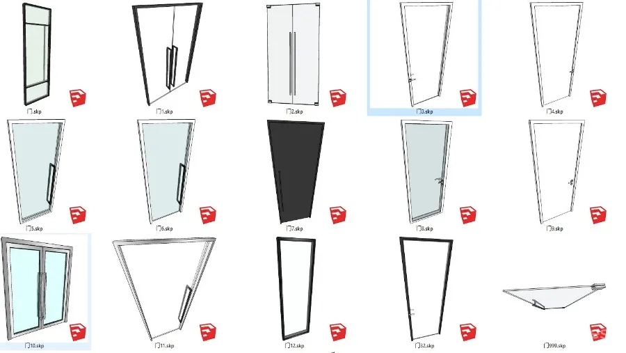 办公设计必备丨619个办公空间专用SU模型丨2.18G