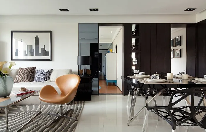 徐树仁 杭州丽景山样板房丨CAD施工图+效果图+实景照片丨32.4M