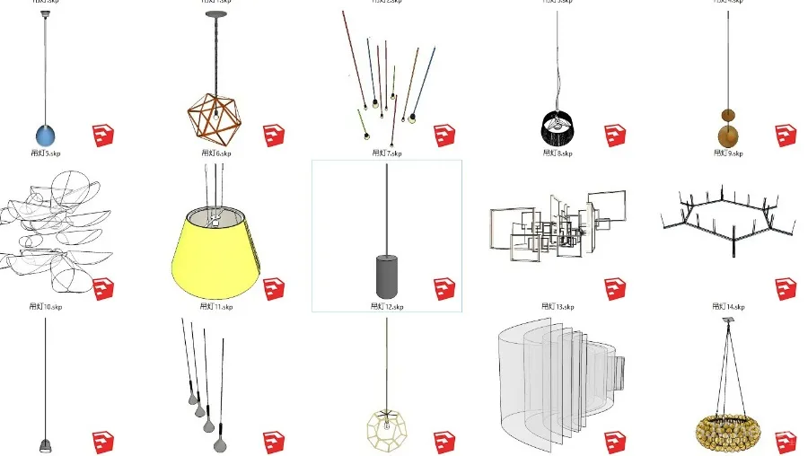 办公设计必备丨619个办公空间专用SU模型丨2.18G